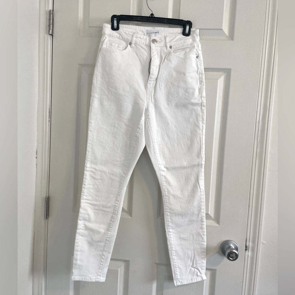 LOFT White Jeans